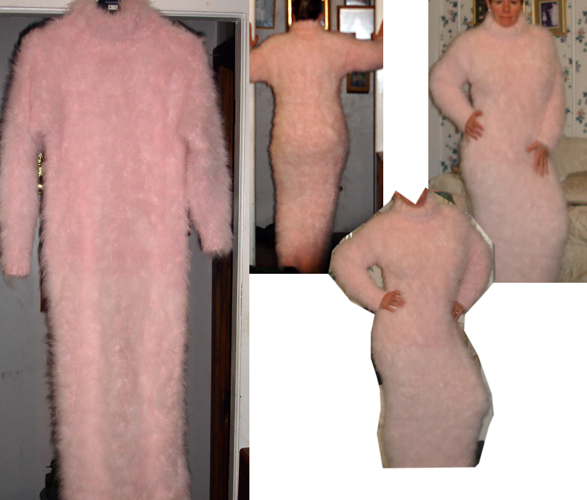 Light Pink Angora Gown