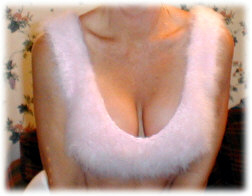 Light Pink Angora Crop Top